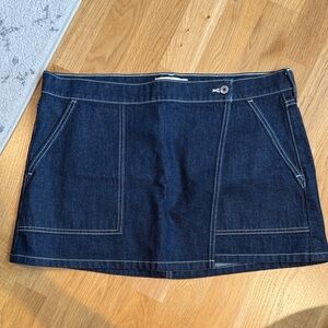 Abercrombie & Fitch Dark Blue Mini Skirt